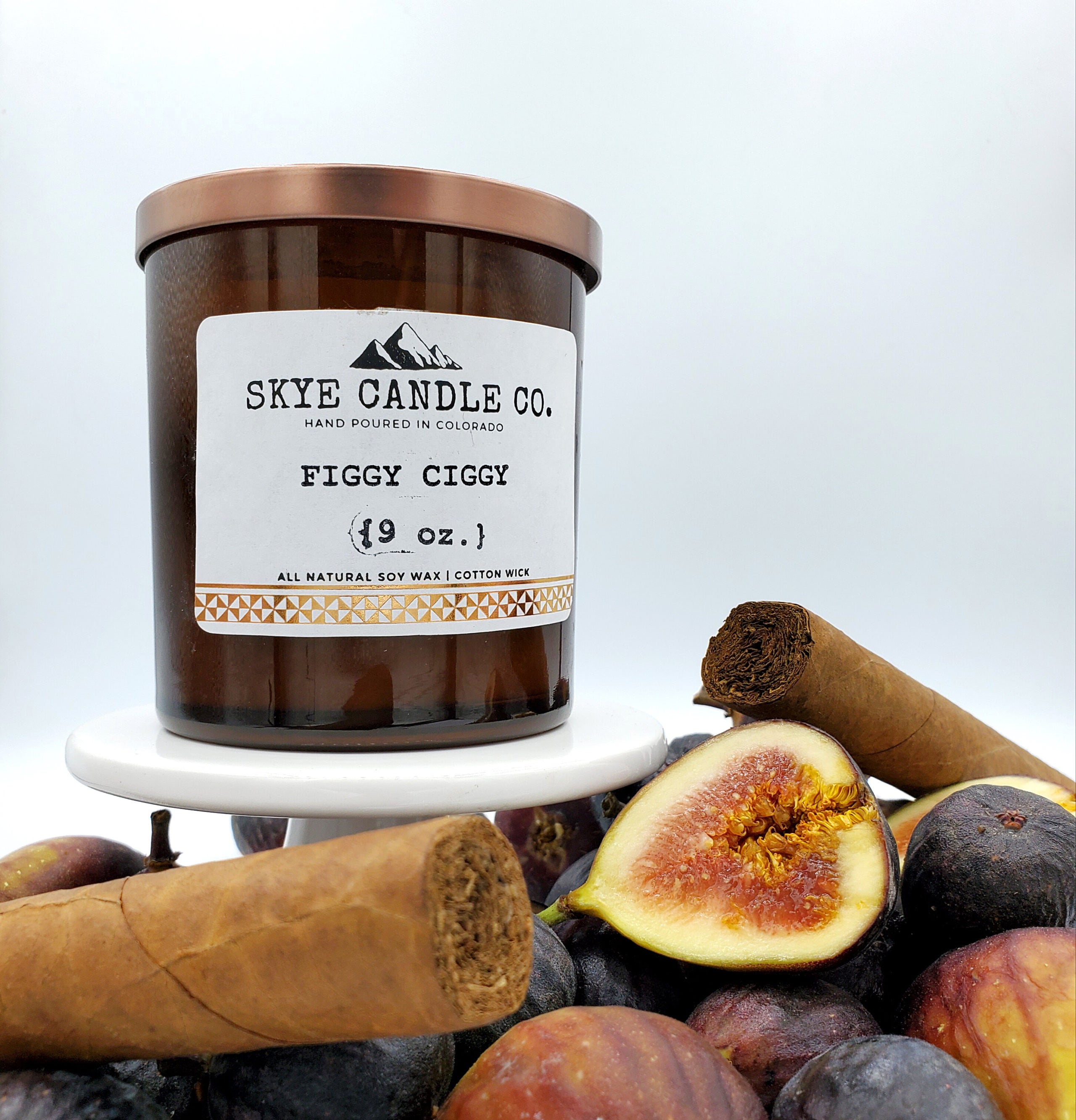tobacco and fig candle Fig + Tobacco